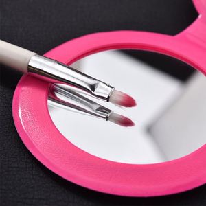 2023 mode drôle 3d, miroir de maquillage portable pendentif en Pu porte-clés en gros fille femme cadeau personnalisé sac à main décoration porte-clés/ - Product Image 3