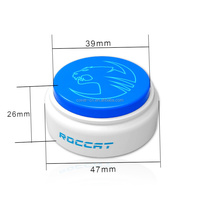 Fábrica personalizada promocional grabable fácil botón impreso Mini caja de música juguetes Animal sonido botón divertido hablar botones
