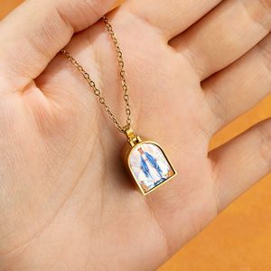 กล่องใส่เครื่องประดับรูปประตูพระแม่มารี GIVELUCK สำหรับใส่เครื่องประดับทางศาสนา - Product Image 3