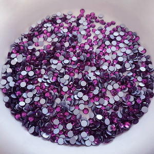 Yantuo SS20 плоская задняя ногтевой камень фуксия розовое золото стразы и стекло свободные свадебные туфли со стразами Одежда 2 сумки со стразами - Product Image 1