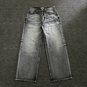 <span class=keywords><strong>Jean</strong></span> ample vintage déchiré pour homme en denim brut japonais selvedge de haute qualité, coupe large, style designer personnalisé - Product Image 5