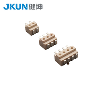 Connecteur LED JKUN L2008 2.00mm 1.0A 250V, support de douille pour ampoule SMT, boîtier en bronze phosphoreux UL94V-0 LCP, plage de température