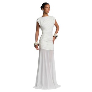 Abito Elegante in <span class=keywords><strong>Raso</strong></span> Stile Francese 2026 per Donne, Nuovo Design Estivo, Puro Desiderio, Snellente in Vita, Aderente, <span class=keywords><strong>Lungo</strong></span> con Vita Impero - Product Image 5