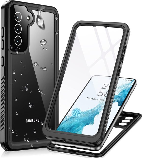 360 Full Body IP68 Underwater Waterproof Shockproof Mobile Phone Case PC TPU Back Cover for Samsung S21 S22 S23 Plus Ultra