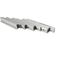 11x400-3300mm Rail coulissant en aluminium télescopique salle à manger Table d'extension tiroir coulissant Extender meubles maison Tables d'extérieur