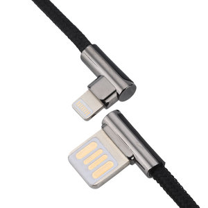 Đầy Màu Sắc 90 Độ Góc Phải Có Thể Đảo Ngược Micro 3A Nhanh Phí Cáp Type-C Cho Điện Thoại <span class=keywords><strong>Android</strong></span> Sợi Vải Bện Điện Thoại Di Động - Product Image 5