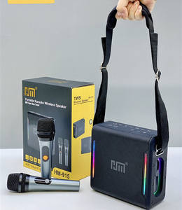 Altavoz de Karaoke HM-915 de Gran Potencia con Bajos Potentes, Reproductor de Música Portátil con Micrófono y <span class=keywords><strong>Bluetooth</strong></span> para Fiestas en Casa - Product Image 4