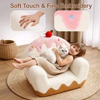 Canapé simple écologique au design moderne, canapé en mousse compressée populaire pour enfants, idéal pour salle de jeux ou chambre à coucher