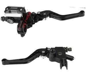 Levier de pompe d'embrayage de frein hydraulique pour moto, accessoires de maître-cylindre hydraulique 7/8" CNC, compatible avec les motos - Product Image 1