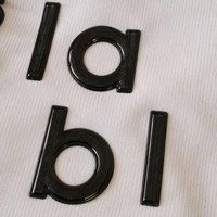 Écussons 3D brillants en TPU pour équipes de football, badges, numéros, noms, logos pour maillots, autocollants thermocollants pour vêtements