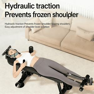 طاولة شد كهربائية طبية للرقبة والظهر مع جهاز تحكم عن بعد، تصميم مريح للعلاج بتقنية تقويم العمود الفقري - Product Image 6