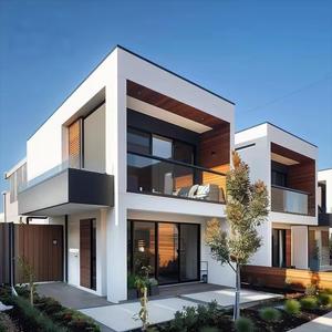 Two Storey Luxury 4 Bedroom Prefabricated Villa, Foam Cement Sandwich Panel <b>House</b> for Residential Use - Product Image 1