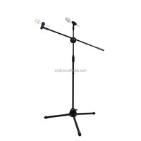 V-STAR Manufacture Support Microphone Trépied de Sol Réglable Professionnel