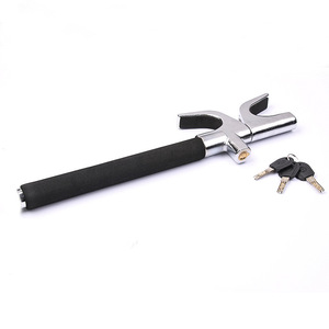 Car Steering <b>Wheel</b> <b>Lock</b> U-Shaped Aluminum Alloy 10.5 In Anti-Drill Adjustable Telescopic Safety <b>Lock</b> For Vehicle Theft - Product Image 3