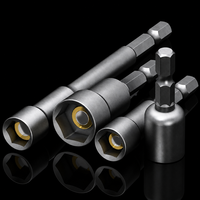 Jeu de douilles magnétiques hexagonales BEILI 1/4" 6-14 mm en Cr-V pour perceuse sans fil et tournevis électrique