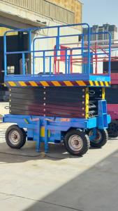 Lift tangga gunting angkat tengah mobil, gunting bertenaga listrik dengan Lift hidrolik untuk Lift konstruksi - Product Image 6