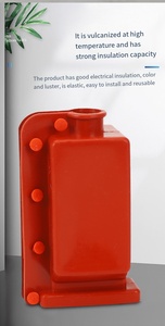 Parafoudre haute tension RUNDE AH-6 avec <span class=keywords><strong>gaine</strong></span> isolante pour câble 10 kV, <span class=keywords><strong>protection</strong></span> en caoutchouc silicone - Product Image 2
