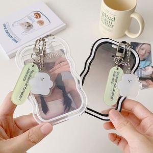 Porte-clés porte-carte en acrylique pour étudiant, cadre photo pour photos d'idols Kpop - Product Image 4