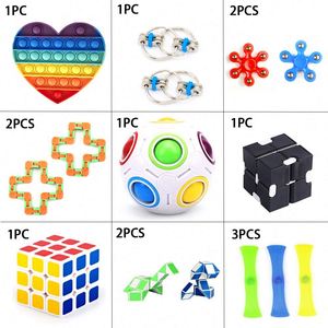 New Push Pop Bubble Fidget Toys Set Sensory Stress Relief Advent <b>Calendar</b> with Plastic & Rubber Materials for Ages 5-14+ - Product Image 2