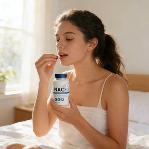 แคปซูล <span class=keywords><strong>NAC</strong></span> เสริมภูมิคุ้มกัน วิตามินรวมสำหรับผู้หญิงและผู้ชาย ได้รับการรับรองมาตรฐาน GMP อายุการเก็บรักษา 24 เดือน ยี่ห้อ HYX - Product Image 4