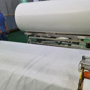 مناديل تنظيف سبونليس منقوشة متقاطعة سادة من مصنع سبونليس غير المنسوجة لصناعة المنسوجات المنزلية