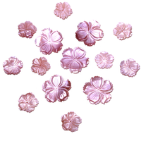 LAGNYUE Vente en gros de perles sculptées en forme de fleur de coquillage rose 6-30mm Modèle BR2001002 Fabrication de colliers DIY
