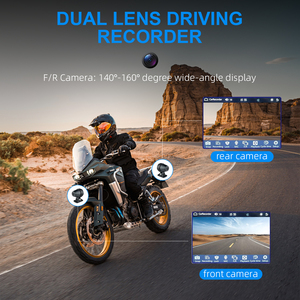 Không thấm nước chống bụi 6inch hiển thị kép máy ảnh xe máy Lốp Áp suất nhiệt độ Giám sát GPS Hệ thống Stereo Bảng điều khiển <span class=keywords><strong>TV</strong></span> - Product Image 5