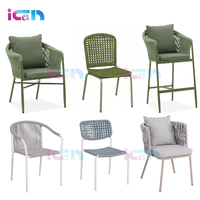 Nouvelle Chaise Haute de Bar en Rotin pour Jardin, Tabouret de Comptoir, Chaises en Osier pour Restaurant Extérieur, Tabourets de Bar
