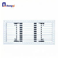 Grille d'aération linéaire personnalisée ultra-mince à cadre étroit encastrée pour retour d'air intégré pour grille de ventilation de climatiseur central