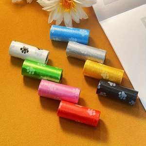 ถุงเก็บอุจจาระสัตว์เลี้ยงลายอุ้งเท้า 6 ชิ้น สำหรับแมวและสุนัข ถุงขยะพลาสติก ถุงเก็บอุจจาระ ถุงทำความสะอาดขนาดเล็ก - Product Image 6