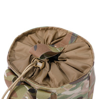Pochette tactique pliable Multicam Premium pour extérieur avec système MOLLE et cordon de serrage