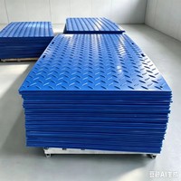 Tapis d'accès en HDPE 4x8, tapis de protection du sol, plaque routière, haute résistance, emboîtable, anti-UV, résistant à l'usure