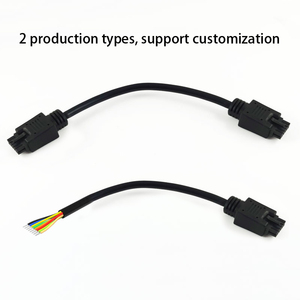 Hình chữ nhật Cáp micro-fit 3.0 Series 2 3 4 6 8 10 12 14 20 24 vị trí cắm để cắm crimp Molex overmolded kết nối cáp - Product Image 2