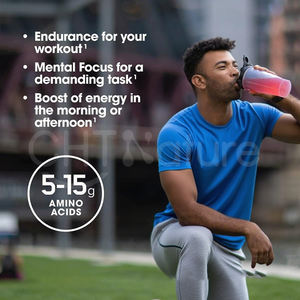 CHTNature Preentrenamiento con té verde BCAA <span class=keywords><strong>Amino</strong></span>ácidos Extracto de café verde Preentrenamiento en polvo - Product Image 3