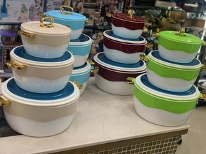Juego de 3 Ollas Térmicas de 1.8L, 3.5L y 6L a Precio Económico, Recipientes Aislados para Servir Comida Caliente - Product Image 3