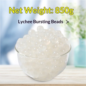 Doking Lychee Popping Boba 850g Perles Éclatantes pour Boissons <span class=keywords><strong>Bubble</strong></span> <span class=keywords><strong>Tea</strong></span>, Garniture de Dessert, Jus de Fruits - Product Image 4