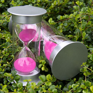 Çocuk Feng Shui dini büyük kum saati zamanlayıcı süsler 5/10/15/20/<span class=keywords><strong>30</strong></span> dakika noel uygun cam oyma - Product Image 3