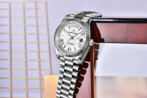 PAGANI DESIGN 1752 Orologio da Polso Automatico Meccanico da Uomo in Acciaio Inossidabile di Lusso 36mm Impermeabile 100M con Rivestimento AR - Product Image 4