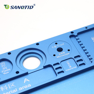 Sanqtid điện thoại di động sửa chữa Mat Hợp kim nhôm kính hiển vi sửa chữa Pad bảo trì nền tảng với cánh tay bùng nổ đứng 1 năm bảo hành - Product Image 5