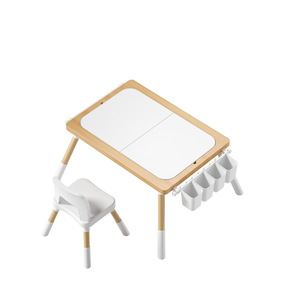 Table et chaises multifonctions pour enfants de maternelle, ensemble de meubles de salon, planche à blocs de construction, jouets à dessiner - Product Image 5