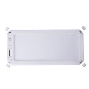 198 LED, 3 couleurs, super lumineux, DC 12-24V, éclairage intérieur rectangulaire pour véhicule, universel pour camion, camping-car, caravane, cabine - Product Image 1