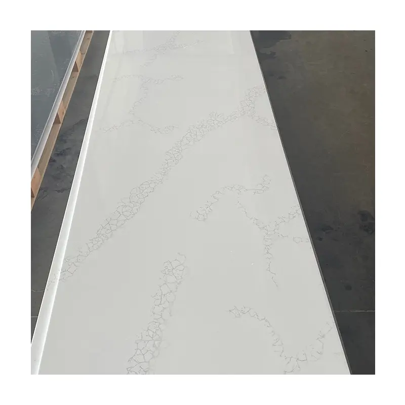 Fábrica al por mayor piedra artificial 1/2x30x144 pulgadas hoja de superficie sólida acrílica modificada para encimera de tocador Coffee Bar top
