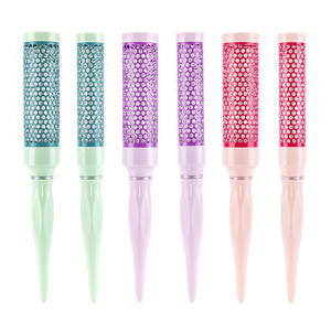 Peine Rizador <span class=keywords><strong>de</strong></span> Ondas Grandes Voluminizador Wanmei, Núcleo <span class=keywords><strong>de</strong></span> Aluminio Resistente al Calor, Rizador <span class=keywords><strong>de</strong></span> Flequillo Autoadhesivo, Cepillo Redondo para Rizar el Cabello - Product Image 6