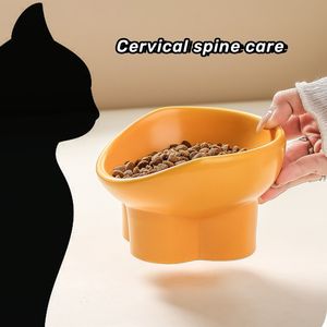 Ciotole Rialzate per Cani e Gatti, Anti-<span class=keywords><strong>Vomito</strong></span>, Inclinabili, in Ceramica, per Proteggere la Colonna Vertebrale degli Animali Domestici - Product Image 4