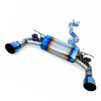 Système d'échappement Catback en titane à sonorité réglable Valvetronic pour BMW 435i N55 3.0t F32/F33/F36 2014-2016, performance de dissipation
