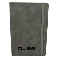 Cahier en papier blanc en cuir PU bon marché Cahier en PU avec boucle de stylo élastique Cahier en PU