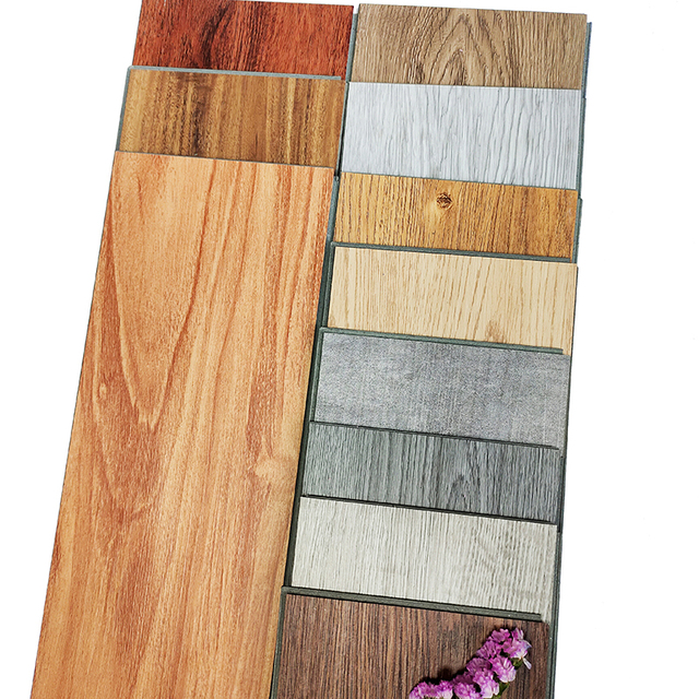 Luxury Waterproof Rigid Core Hybrid Plastic Stock Easy Installation Click Vinyl Spc Flooring