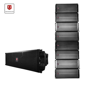 Enceinte Line Array passive professionnelle T.I Pro Audio TI PRO AUDIO LA-2122 double 12 pouces en bois pour intérieur et extérieur - Product Image 4
