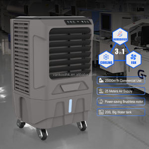 Refroidisseur d'air évaporatif industriel portable sur pied de grande capacité (25000 cmh), faible bruit, longue portée, moteur DC sans balais - Product Image 3