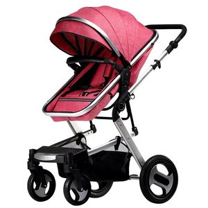 JXB Ventes Flash : <span class=keywords><strong>Chariot</strong></span> de Voyage Bébé Super Robuste et Confortable avec <span class=keywords><strong>Double</strong></span> Frein au Pied - Product Image 4
